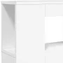Kopfteil mit LED, weißem Holzwerkstoff, 200 x 18,5 x 103,5 cm von , Kopf- und Fußteile - Ref: Foro24-837365, Preis: 103,75 €,...