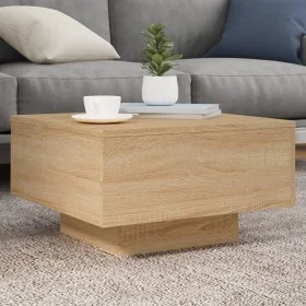 Mesa de centro madera de ingeniería roble Sonoma 55x55x31 cm de , Mesas de centro - Ref: Foro24-836569, Precio: 39,08 €, Desc...