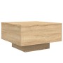 Mesa de centro madera de ingeniería roble Sonoma 55x55x31 cm de , Mesas de centro - Ref: Foro24-836569, Precio: 39,55 €, Desc...