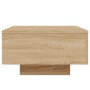 Mesa de centro madera de ingeniería roble Sonoma 55x55x31 cm de , Mesas de centro - Ref: Foro24-836569, Precio: 39,55 €, Desc...