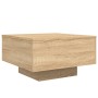 Mesa de centro madera de ingeniería roble Sonoma 55x55x31 cm de , Mesas de centro - Ref: Foro24-836569, Precio: 39,55 €, Desc...