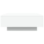 Mesa de centro con luces LED blanco 80x80x31 cm de , Mesas de centro - Ref: Foro24-836588, Precio: 89,73 €, Descuento: %