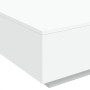 Mesa de centro con luces LED blanco 80x80x31 cm de , Mesas de centro - Ref: Foro24-836588, Precio: 89,73 €, Descuento: %