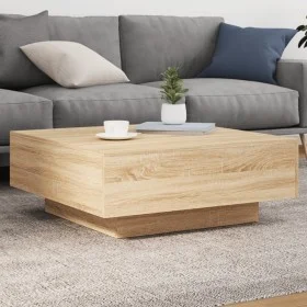 Couchtisch aus Sonoma-Eichenholzwerkstoff, 80 x 80 x 31 cm von , Couchtisch - Ref: Foro24-836583, Preis: 67,92 €, Rabatt: %