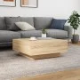Couchtisch aus Sonoma-Eichenholzwerkstoff, 80 x 80 x 31 cm von , Couchtisch - Ref: Foro24-836583, Preis: 67,92 €, Rabatt: %