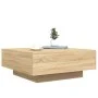 Couchtisch aus Sonoma-Eichenholzwerkstoff, 80 x 80 x 31 cm von , Couchtisch - Ref: Foro24-836583, Preis: 67,92 €, Rabatt: %