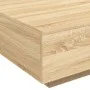 Couchtisch aus Sonoma-Eichenholzwerkstoff, 80 x 80 x 31 cm von , Couchtisch - Ref: Foro24-836583, Preis: 67,92 €, Rabatt: %