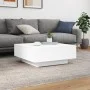 Mesa de centro madera de ingeniería blanco 80x80x31 cm de , Mesas de centro - Ref: Foro24-836581, Precio: 73,08 €, Descuento: %