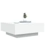 Mesa de centro madera de ingeniería blanco 80x80x31 cm de , Mesas de centro - Ref: Foro24-836581, Precio: 73,08 €, Descuento: %