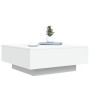 Mesa de centro madera de ingeniería blanco 80x80x31 cm de , Mesas de centro - Ref: Foro24-836581, Precio: 74,27 €, Descuento: %
