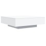 Mesa de centro madera de ingeniería blanco 100x100x31 cm de , Mesas de centro - Ref: Foro24-836595, Precio: 96,91 €, Descuent...