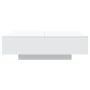 Mesa de centro madera de ingeniería blanco 100x100x31 cm de , Mesas de centro - Ref: Foro24-836595, Precio: 94,91 €, Descuent...