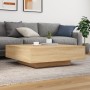 Mesa de centro madera de ingeniería roble Sonoma 100x100x31 cm de , Mesas de centro - Ref: Foro24-836597, Precio: 105,26 €, D...