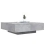 Mesa de centro con luces LED gris hormigón 100x100x31 cm de , Mesas de centro - Ref: Foro24-836605, Precio: 104,85 €, Descuen...