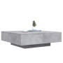 Mesa de centro con luces LED gris hormigón 100x100x31 cm de , Mesas de centro - Ref: Foro24-836605, Precio: 108,79 €, Descuen...