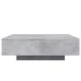 Mesa de centro con luces LED gris hormigón 100x100x31 cm de , Mesas de centro - Ref: Foro24-836605, Precio: 104,85 €, Descuen...