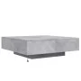 Mesa de centro con luces LED gris hormigón 100x100x31 cm de , Mesas de centro - Ref: Foro24-836605, Precio: 104,85 €, Descuen...