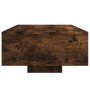 Mesa de centro con luces LED roble ahumado 85x55x31 cm de , Mesas de centro - Ref: Foro24-836613, Precio: 80,44 €, Descuento: %