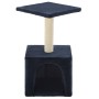 Rascador para gatos con poste de sisal 55 cm azul oscuro de vidaXL, Mobiliario para gatos - Ref: Foro24-170541, Precio: 26,17...