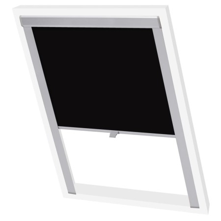 Persiana enrollable opaca negra SK06 de vidaXL, Persianas y estores - Ref: Foro24-133522, Precio: 62,92 €, Descuento: %