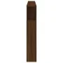 Cabecero LED madera ingeniería roble marrón 200x18,5x103,5 cm de , Cabeceros y pies de cama - Ref: Foro24-837371, Precio: 116...