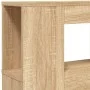Cabecero LED madera ingeniería roble Sonoma 200x18,5x103,5 cm de , Cabeceros y pies de cama - Ref: Foro24-837367, Precio: 89,...