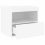 Mesita de noche con luces LED blanco 50x40x45 cm de , Mesitas de noche - Ref: Foro24-836763, Precio: 62,47 €, Descuento: %