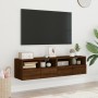 Muebles de pared para TV 2 uds madera roble marrón 60x30x30 cm de , Muebles TV - Ref: Foro24-836867, Precio: 74,58 €, Descuen...