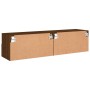 Muebles de pared para TV 2 uds madera roble marrón 60x30x30 cm de , Muebles TV - Ref: Foro24-836867, Precio: 74,58 €, Descuen...