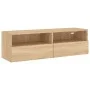 Mueble de pared TV madera ingeniería roble Sonoma 100x30x30 cm de , Muebles TV - Ref: Foro24-836886, Precio: 61,04 €, Descuen...