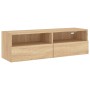 Mueble de pared TV madera ingeniería roble Sonoma 100x30x30 cm de , Muebles TV - Ref: Foro24-836886, Precio: 62,09 €, Descuen...