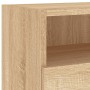 Mueble de pared TV madera ingeniería roble Sonoma 100x30x30 cm de , Muebles TV - Ref: Foro24-836886, Precio: 62,09 €, Descuen...
