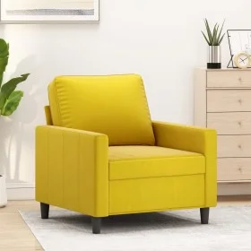 Yellow velvet armchair 60 cm by , Sofas - Ref: Foro24-359185, Price: 132,45 €, Discount: %