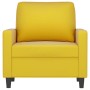 Sillón de terciopelo amarillo 60 cm de , Sofás - Ref: Foro24-359185, Precio: 140,15 €, Descuento: %