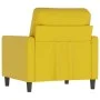 Sillón de terciopelo amarillo 60 cm de , Sofás - Ref: Foro24-359185, Precio: 132,45 €, Descuento: %