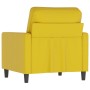 Sillón de terciopelo amarillo 60 cm de , Sofás - Ref: Foro24-359185, Precio: 140,15 €, Descuento: %