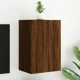 Oak brown engineered wood wall TV cabinet 40.5x30x60 cm by , TV Furniture - Ref: Foro24-836922, Price: 37,58 €, Discount: %