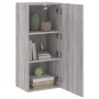 Mueble TV de pared madera ingeniería gris Sonoma 40,5x30x90 cm de , Muebles TV - Ref: Foro24-836929, Precio: 56,25 €, Descuen...