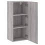 Mueble TV de pared madera ingeniería gris Sonoma 40,5x30x90 cm de , Muebles TV - Ref: Foro24-836929, Precio: 56,25 €, Descuen...