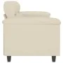 Sofá de 2 plazas de cuero sintético color crema 120 cm de , Sofás - Ref: Foro24-359579, Precio: 203,17 €, Descuento: %