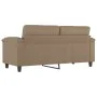Sofá de 2 plazas de cuero sintético color capuchino 140 cm de , Sofás - Ref: Foro24-359587, Precio: 227,82 €, Descuento: %