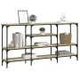 Sonoma oak engineered wood console table 160x29x80 cm by , Side tables - Ref: Foro24-839064, Price: 81,69 €, Discount: %