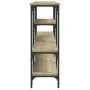 Mesa consola madera de ingeniería roble Sonoma 160x29x80 cm de , Mesas auxiliares - Ref: Foro24-839064, Precio: 81,69 €, Desc...