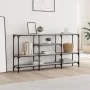 Mesa consola madera de ingeniería gris Sonoma 160x29x80 cm de , Mesas auxiliares - Ref: Foro24-839066, Precio: 84,05 €, Descu...