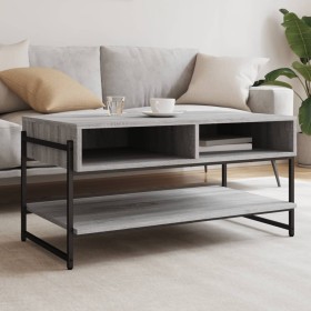 Mesa de centro madera contrachapada gris Sonoma 90x50x45 cm de , Mesas de centro - Ref: Foro24-838971, Precio: 49,44 €, Descu...