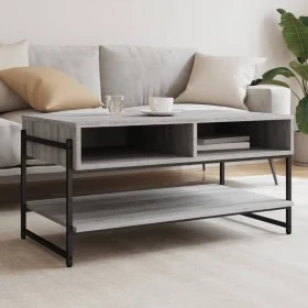 Mesa de centro madera contrachapada gris Sonoma 90x50x45 cm de , Mesas de centro - Ref: Foro24-838971, Precio: 49,21 €, Descu...