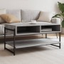 Mesa de centro madera contrachapada gris Sonoma 90x50x45 cm de , Mesas de centro - Ref: Foro24-838971, Precio: 49,44 €, Descu...