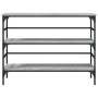 Mesa consola madera de ingeniería gris Sonoma 100x32x75 cm de , Mesas auxiliares - Ref: Foro24-839051, Precio: 63,51 €, Descu...