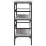 Mesa consola madera de ingeniería gris Sonoma 100x32x75 cm de , Mesas auxiliares - Ref: Foro24-839051, Precio: 63,51 €, Descu...