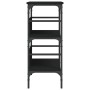 Mesa consola madera de ingeniería negra 75x32x75 cm de , Mesas auxiliares - Ref: Foro24-839053, Precio: 51,44 €, Descuento: %